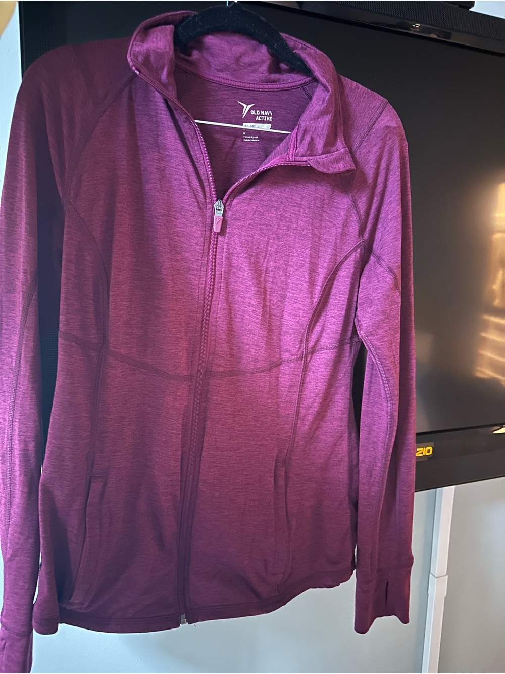 Old Navy Active Full-Zip Jacket in Plum